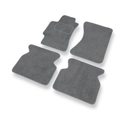 Tapis de Sol Velours adapté pour Saab 9-2X I Break (2004-2006) - Premium tapis de voiture - gris