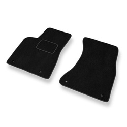 Tapis de Sol Velours adapté pour Audi Q5 I 8R SUV (2008-2016) - Premium tapis de voiture - noir