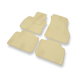 Tapis de Sol Velours adapté pour BMW 2 F45 Active Tourer (2015-2022) - Premium tapis de voiture - beige