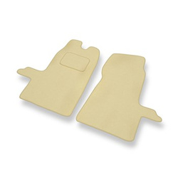 Tapis de Sol Velours adapté pour Ford Transit VI Van (2000-2006) - Premium tapis de voiture - beige