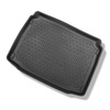 Tapis de coffre adapté pour Peugeot 308 II Hayon (08.2013-11.2021) - bac de coffre - protection de coffre voiture - coffre inférieur; avec roue de secours à usage temporaire ou kit de réparation