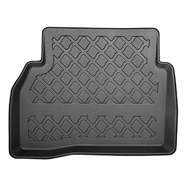 Tapis de sol en TPE adapté pour Mercedes-Benz Classe C W205 Berline (12.2015-10.2022) - tapis de voiture - noir