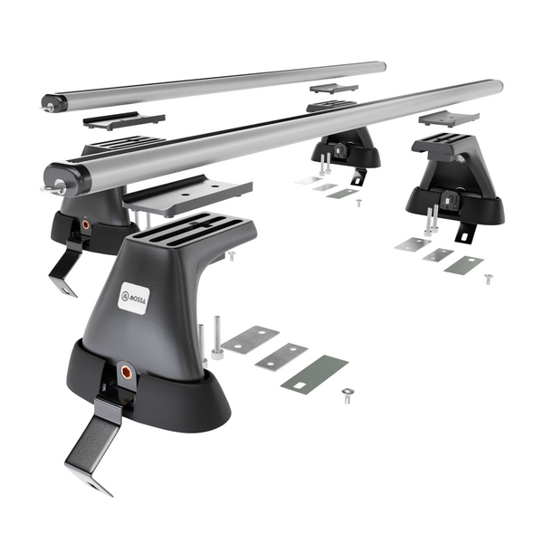 Barres de toit en aluminium adapté pour Ford Focus C-Max Hayon (2011-2019) - Porte-Bagages de Voiture argent - toit normal