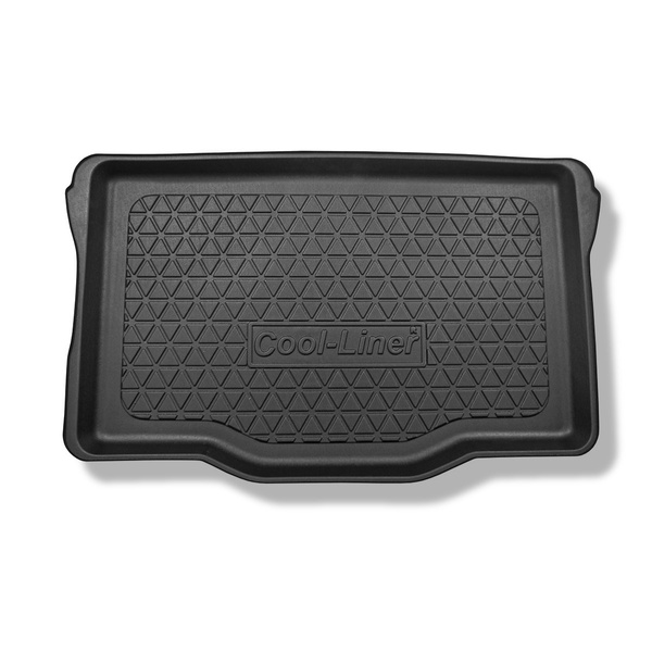 Tapis de coffre adapté pour Suzuki Swift Hayon (05.2017-2024) - bac de coffre - protection de coffre voiture - entraînement 2 roues