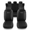 Housses de siège adaptées pour Peugeot 208 I, II (2012-....) - housse siege voiture universelles - couverture siege - TG-G