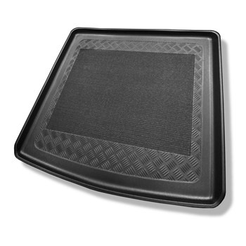 Tapis de coffre adapté pour Skoda Fabia III NJ Break (01.2015-....) - bac de coffre - protection de coffre voiture - coffre supérieur (avec plancher multi-fonctions)