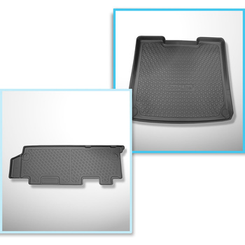Kit tapis de coffre et tapis de voiture TPE pour: Volkswagen Caravelle T6, T6.1 
