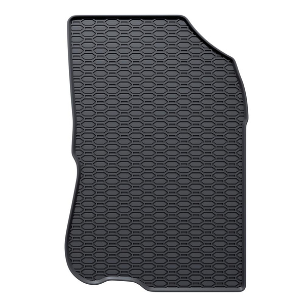 Tapis de sol en caoutchouc adapté pour Peugeot 208 Hayon (2012-2018) - tapis de voiture - noir - 4 pcs.