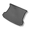 Tapis de coffre adapté pour Peugeot 308 SW (2008-05.2014) - bac de coffre - protection de coffre voiture - seulement 5 places; sans la possibilité d'installer la 3e rangée de sieges; 2e rangée de sieges non coulissante