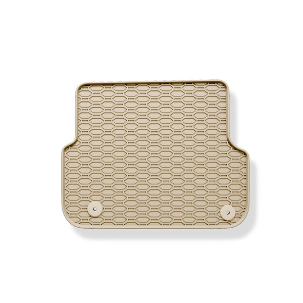 Tapis de sol en caoutchouc adapté pour Audi A5 8T Sportback (2007-2016) - tapis de voiture - beige - 4 pcs.
