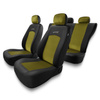 Housses de siège adaptées pour Peugeot 208 I, II (2012-....) - housse siege voiture universelles - couverture siege - S-Y