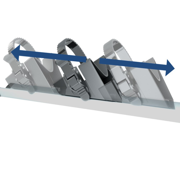 3x Porte-vélo de toit en aluminium avec clé - 3xM-17