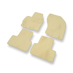 Tapis de Sol Velours adapté pour Mitsubishi ASX SUV (2010-2021) - Premium tapis de voiture - beige