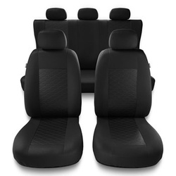 Housses de siège adaptées pour Alfa Romeo 166 I, II, III (1998-2007) - housse siege voiture universelles - couverture siege - MD-5