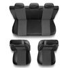 Housses de siège adaptées pour Peugeot 207 (2006-2013) - housse siege voiture universelles - couverture siege - EXL-2