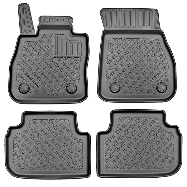 Tapis de sol en TPE adapté pour BMW 1 F40 Hayon (09.2019-06.2024) - tapis de voiture - noir