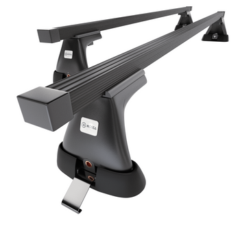 Barres de toit en acier adapté pour Toyota RAV4 mk II SUV (2000-2005) - Porte-Ba