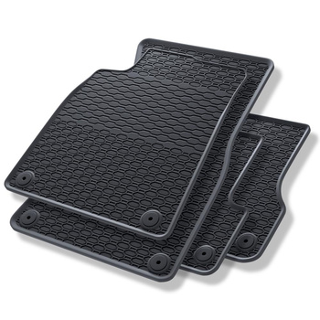 Tapis de sol en caoutchouc adapté pour Audi A6 C7 Avant, Berline (2011-2018) - t