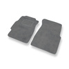 Tapis de Sol Velours adapté pour Honda Civic VI Aerodeck, Coupé, Hayon, Berline (1996-2000) 3 portes, 4 portes - Premium tapis de voiture - gris