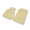 Tapis de Sol Velours adapté pour BMW 1 E81/E87 (2004-2013) - Premium tapis de voiture - beige