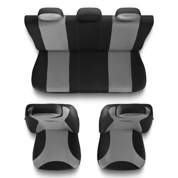 Housses de siège adaptées pour Audi Q7 I, II (2005-....) - housse siege voiture universelles - couverture siege - TR-S