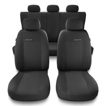Housses de siège adaptées pour Peugeot 208 I, II (2012-....) - housse siege voiture universelles - couverture siege - UNE-1