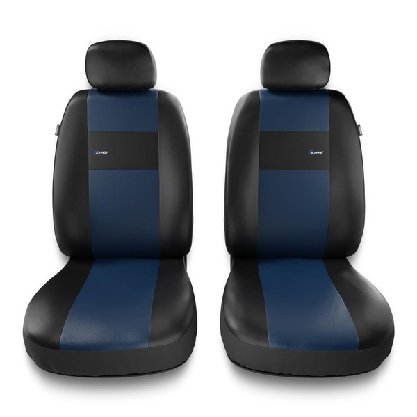 Housses de siège avant adaptées pour Audi A4 B5, B6, B7, B8, B9 (1995-2024) - housse siege voiture universelles - couverture siege conducteur - 2XL-BL