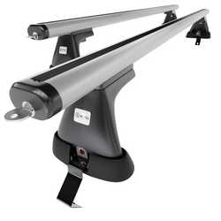 Barres de toit en aluminium adapté pour Ford Focus C-Max Hayon (2011-2019) - Porte-Bagages de Voiture argent - toit normal