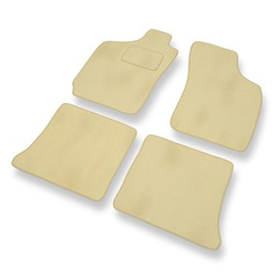 Tapis de Sol Velours adapté pour Fiat Palio Hayon, Weekend (1996-2004) - Premium tapis de voiture - beige