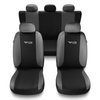 Housses de siège adaptées pour Peugeot 307 I, II (2001-2012) - housse siege voiture universelles - couverture siege - TG-S