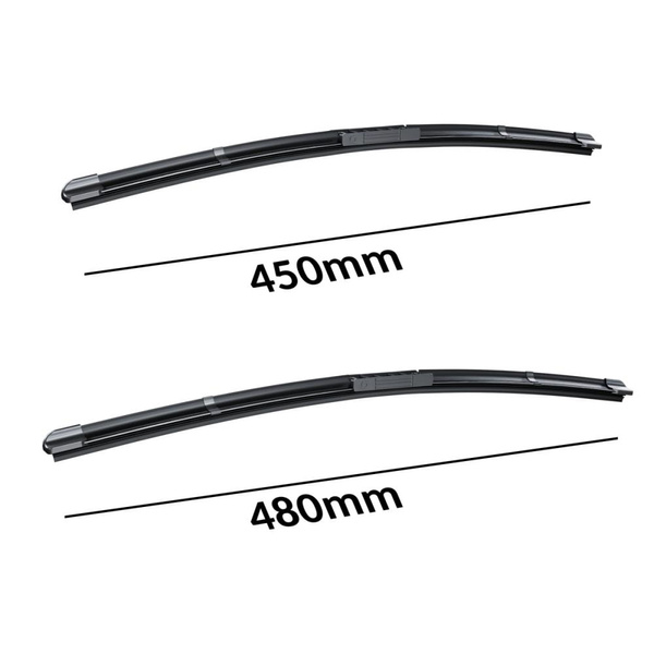 Balais d'essuie-glace de pare-brise adaptés pour Mini Hatch F55, F56 Hayon (09.2013-2024) - balais plat