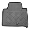Tapis de sol en TPE adapté pour KGM Musso II Pick-Up (2025-....) - sans la troisième rangée de sièges - tapis de voiture - noir