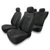 Housses de siège adaptées pour Peugeot 207 (2006-2013) - housse siege voiture universelles - couverture siege - UNE-GR