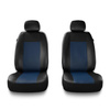 Housses de siège avant adaptées pour Audi A4 B5, B6, B7, B8, B9 (1995-2024) - housse siege voiture universelles - couverture siege conducteur - 2CM-BL