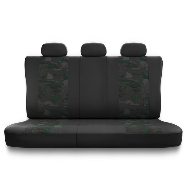 Housses de siège adaptées pour Citroen Berlingo I, II, III (1996-....) - housse siege voiture universelles - couverture siege - UNE-GR