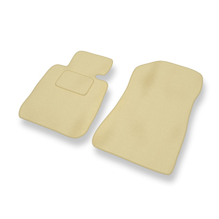 Tapis de Sol Velours adapté pour BMW 1 E81/E87 (2004-2013) - Premium tapis de voiture - beige