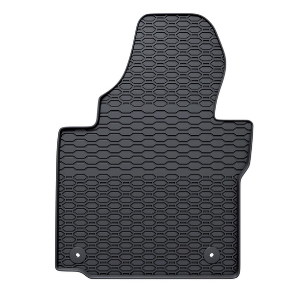 Tapis de sol en caoutchouc adapté pour Volkswagen Caddy III (2004-2015) - tapis de voiture - noir