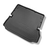 Tapis de coffre adapté pour Renault Grand Scenic III Monospace (04.2009-11.2016) - bac de coffre - protection de coffre voiture - 7 places; 3me rangée abaissée