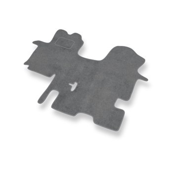 Tapis de Sol Velours adapté pour Opel Vivaro I Van (2001-2014) 1+1 - Premium tap