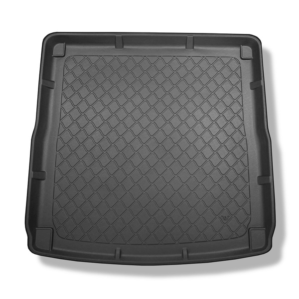Tapis de coffre adapté pour Audi A4 B8 Allroad (04.2008-10.2015) - bac de coffre - protection de coffre voiture - aussi pour la version Quattro