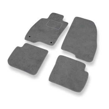 Tapis de Sol Velours adapté pour Alfa Romeo MiTo (2008-2018) - Premium tapis de voiture - gris