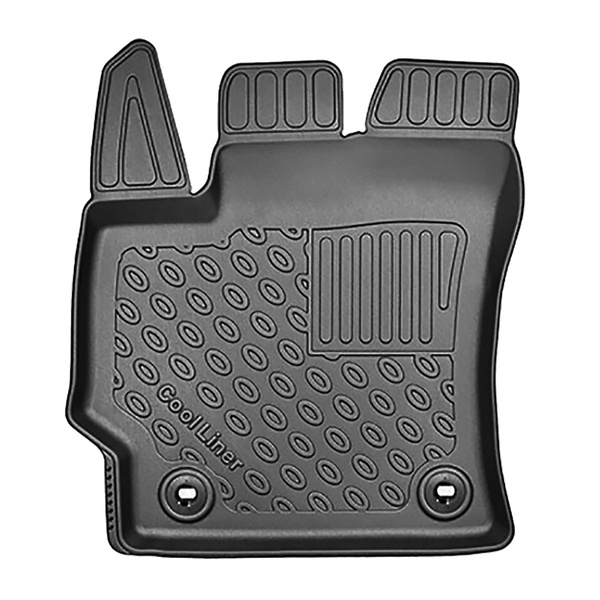 Tapis de sol en TPE adapté pour Toyota Corolla Cross SUV (11.2022-....) - tapis de voiture - noir