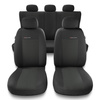 Housses de siège adaptées pour Peugeot 108 (2014-2017) - housse siege voiture universelles - couverture siege - UNE-1