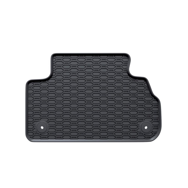 Tapis de sol en caoutchouc adapté pour Audi Q5 II SUV, Sportback (2017-....) - tapis de voiture - noir - 4 pcs.