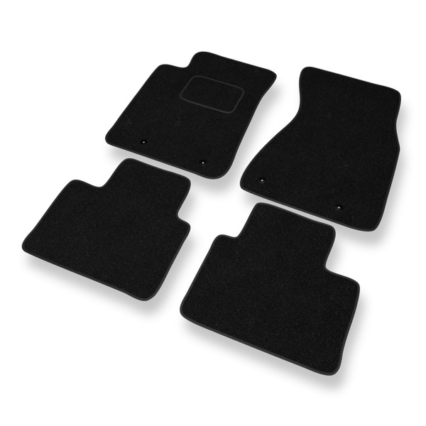 Tapis de Sol Feutres adapté pour Audi A8 I D2 Berline (1994-2002) - tapis de voiture - noir