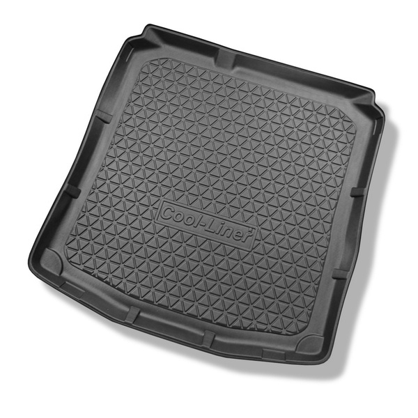 Tapis de coffre adapté pour Volkswagen Jetta NCS Berline (01.2011-01.2018) - bac de coffre - protection de coffre voiture - sans cavité gauche et droite