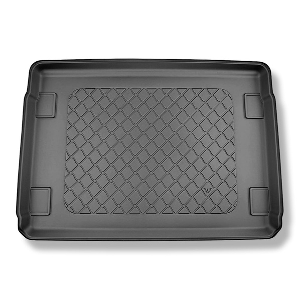 Tapis de coffre adapté pour Ford Bronco SUV (06.2021-....) - bac de coffre - protection de coffre voiture - plancher de coffre coulissant
