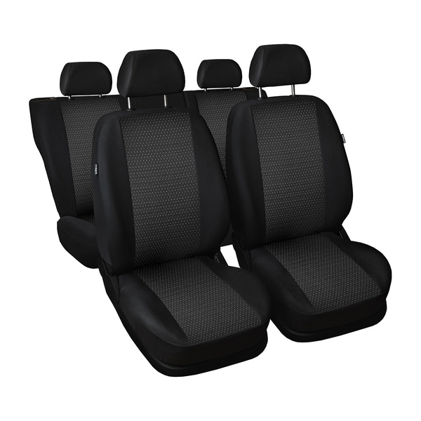 Housses de siège sur mesure adaptées pour Skoda Citigo Hayon (2011-2019) deuxième rangée - dossiers séparés - housse siege voiture - couverture siege - R1