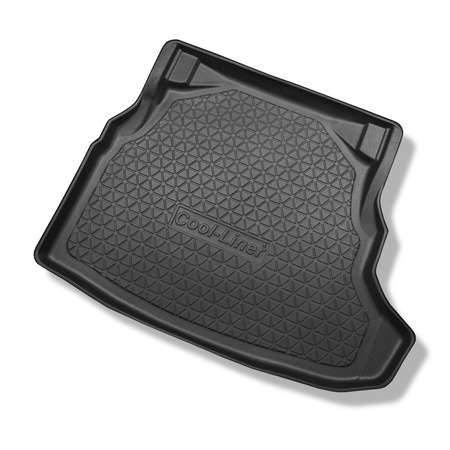 Tapis de coffre adapté pour Mercedes-Benz Classe C W205 Berline (03.2014-11.2020) - bac de coffre - protection de coffre voiture - sièges arrière non rabattables (non divisés)