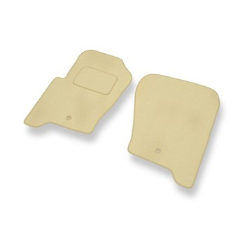 Tapis de Sol Velours adapté pour Land Rover Range Rover Sport I (2004-2013) - Premium tapis de voiture - beige